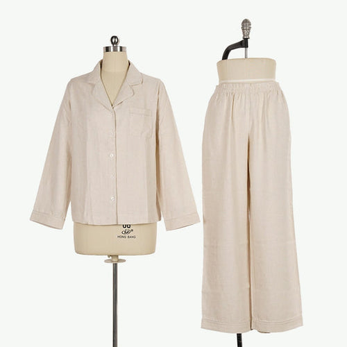 Luxury Bamboo Linen Pyjama Set